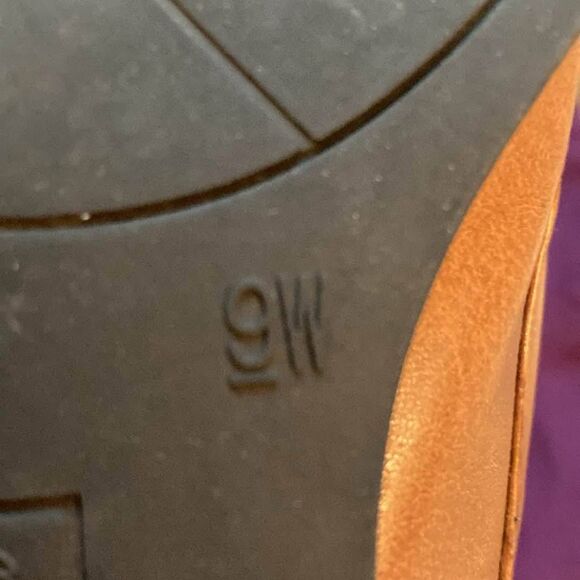 Dexflex comfort, brown loafers with buckle size 9W - Picture 6 of 6